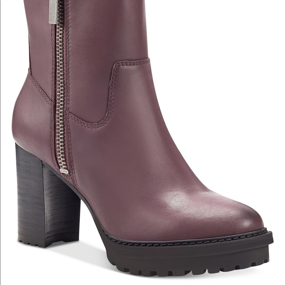 NWOB Lucky Brand Bajax Lug sole booties size 9.5